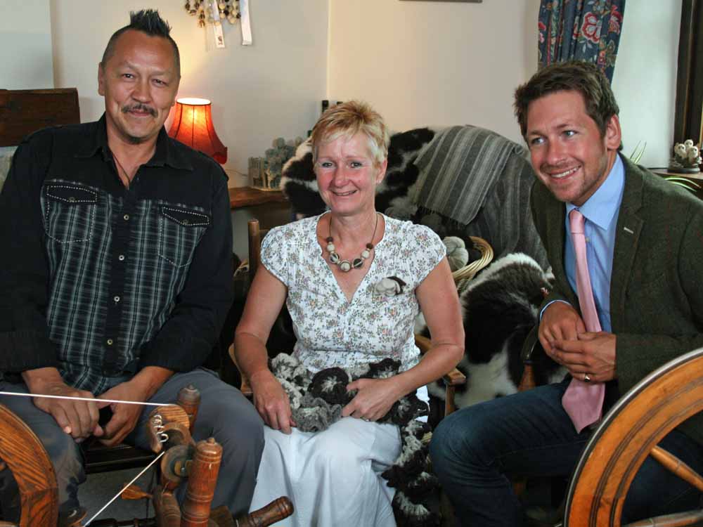 Huxtable Farm Bed and Breakfast and it's Jacob sheep is featured on the TV documentary series Moosemeat & Marmalade