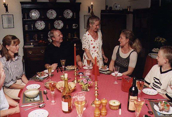 Huxtable Farm Dining Room & Guests